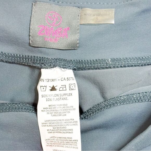 Zumba Women's Lavish Leggings Dark Slate - Stylish & Comfy Activewear Size Small - Picture 4 of 5